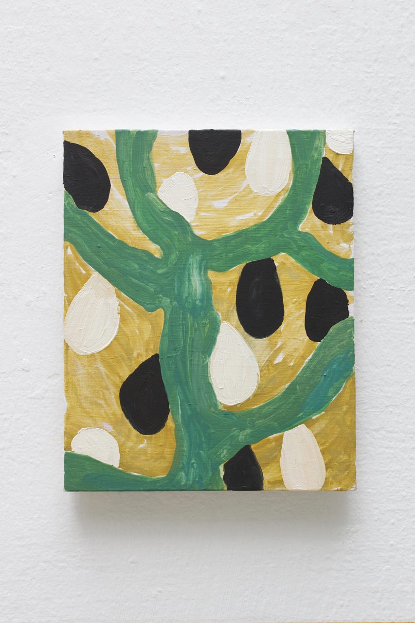 Tree, óleo s/ tela, 30x25cm, 2018